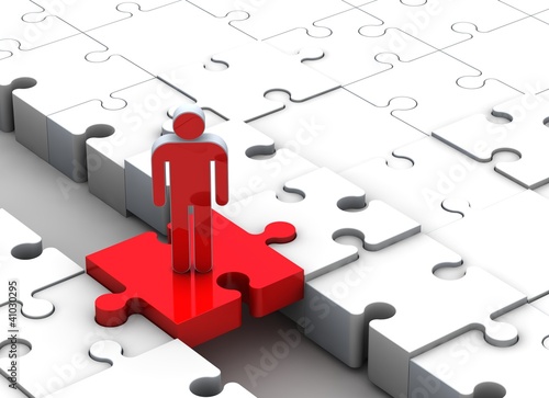 Illustration: berater puzzle berater puzzle