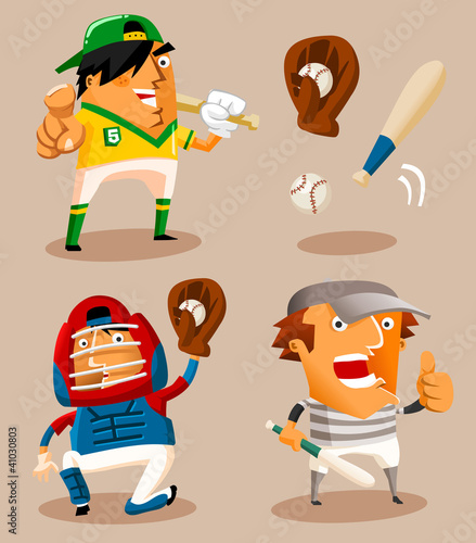 Vector: Baseball Player Vector Baseball Player Vector