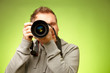 Photographer with camera