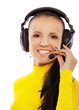 Photo: beautiful woman with headphones beautiful woman with headphones