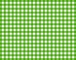 Tischdecke kariert - Grün-Weiß