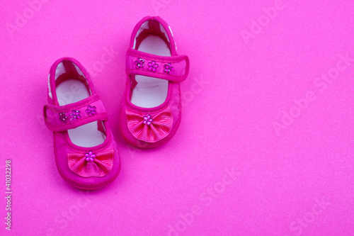 Photo: a pair of baby shoes a pair of baby shoes