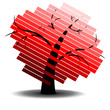 Albero rosso