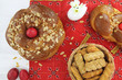 Easter bread on the table Easter bread on the table
