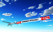 Flugzeug Werbung - Sommer Special!
