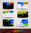 A set of Art banners. Vector illustration