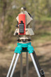 Electronic tacheometer on tripod