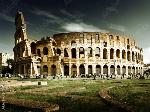 Photo: Colosseum in Rome, Italy Colosseum in Rome, Italy
