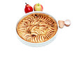 tarte aux pommes maison