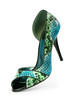 Female shoes in fashion concept Female shoes in fashion concept