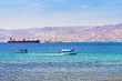 Aqaba gulf and view on Israel town Eilat