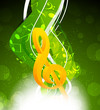 Background with g-clef Background with g-clef