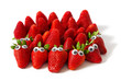 lustige Erdbeeren