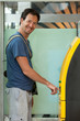 Man at ATM