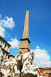 Obelisco della fontana dei quattro fiumi in Piazza Navona, Roma Obelisco della fontana dei quattro fiumi in Piazza Navona, Roma