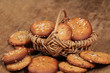 Mini-SchÃ¼ttelbrot im Korb