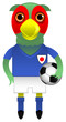 Japan Football Soccer Mascot Character