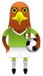 Mexico Football Soccer Mascot Character