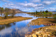 Connemara mountains and lake scenery, Ireland