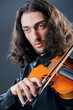 Violin player playing the intstrument Violin player playing the intstrument