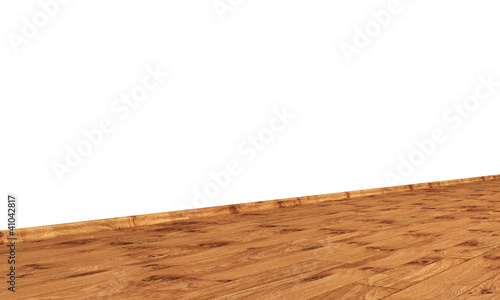 Illustration: Wand mit Holzboden diagonal - Eiche mit Astlöchern Wand mit Holzboden diagonal - Eiche mit Astlöchern