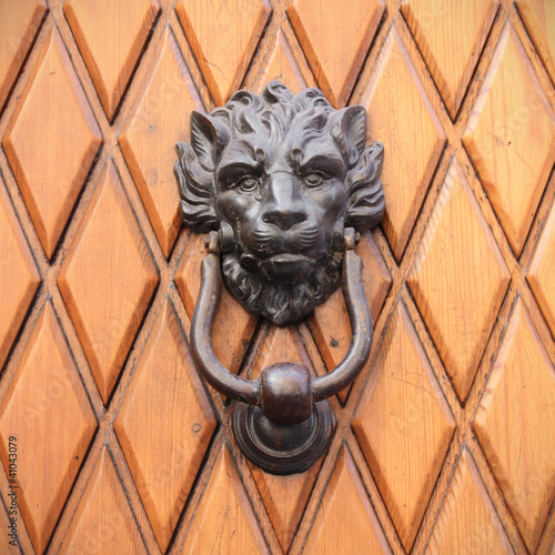 Photo: Lion shape old door handle Lion shape old door handle