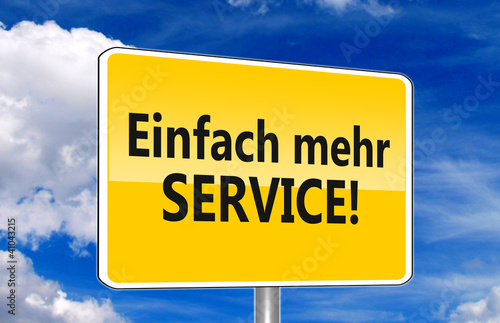 Photo: Einfach mehr Service! Einfach mehr Service!