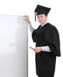 Graduate with a board,