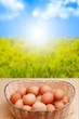 eggs and sunrise