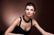 Portrait of luxury woman in exclusive jewelry