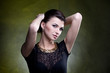 Portrait of luxury woman in exclusive jewelry