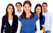 Group of people smiling