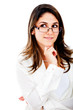 Thoughtful businesswoman