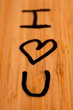 Photo: I Love U on Dry Erase Board I Love U on Dry Erase Board