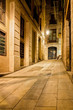 nightly lane in gothic quarter, Barcelona, Spain nightly lane in gothic quarter, Barcelona, Spain