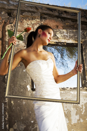 Photo: Bride is Framed Bride is Framed