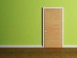Door in the empty room