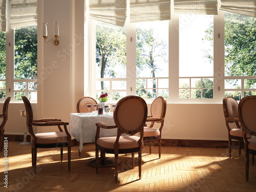 Foto: Restaurant with beautiful view Restaurant with beautiful view