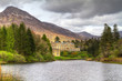 Ballynahinch castle in Connemara mountains, Ireland