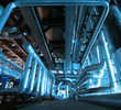 Equipment, cables and piping as found inside of a modern industr Equipment, cables and piping as found inside of a modern industr