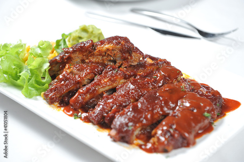 Photo: delicious BBQ ribs delicious BBQ ribs