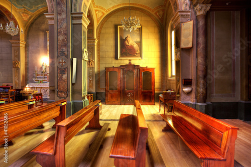 Photo: Catholic church interior. Serralunga D'Alba, Italy. Catholic church interior. Serralunga D'Alba, Italy.