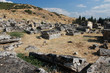 Necropolis in old greece town Hierapolis (now Turkey).