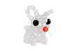 Photo: a craft beaded crystal of rabbit a craft beaded crystal of rabbit