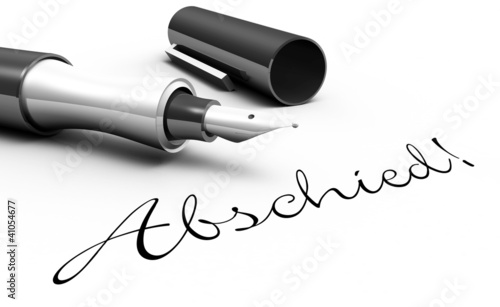 Illustration: Abschied! - Stift Konzept Abschied! - Stift Konzept