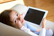 kind  mit dem Tablet PC