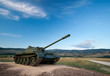 exhibited a tank T-55