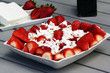 Erdbeeren mit Schaffskäse