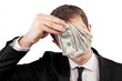 Businessman holding money