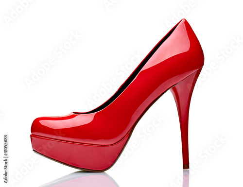 Photo: red high heel shoes red high heel shoes